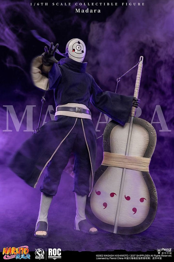 ROCKETTOYS ROC-021 Madara Uchiha White Mask 1/6 Figure | Singapore