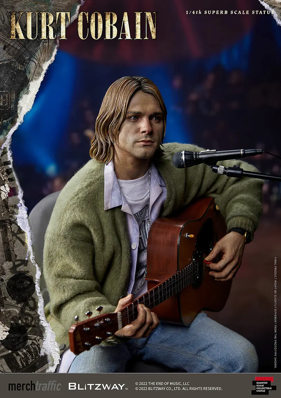 Thumbnail: BLITZWAY Kurt Cobain 1/4 Statue 4