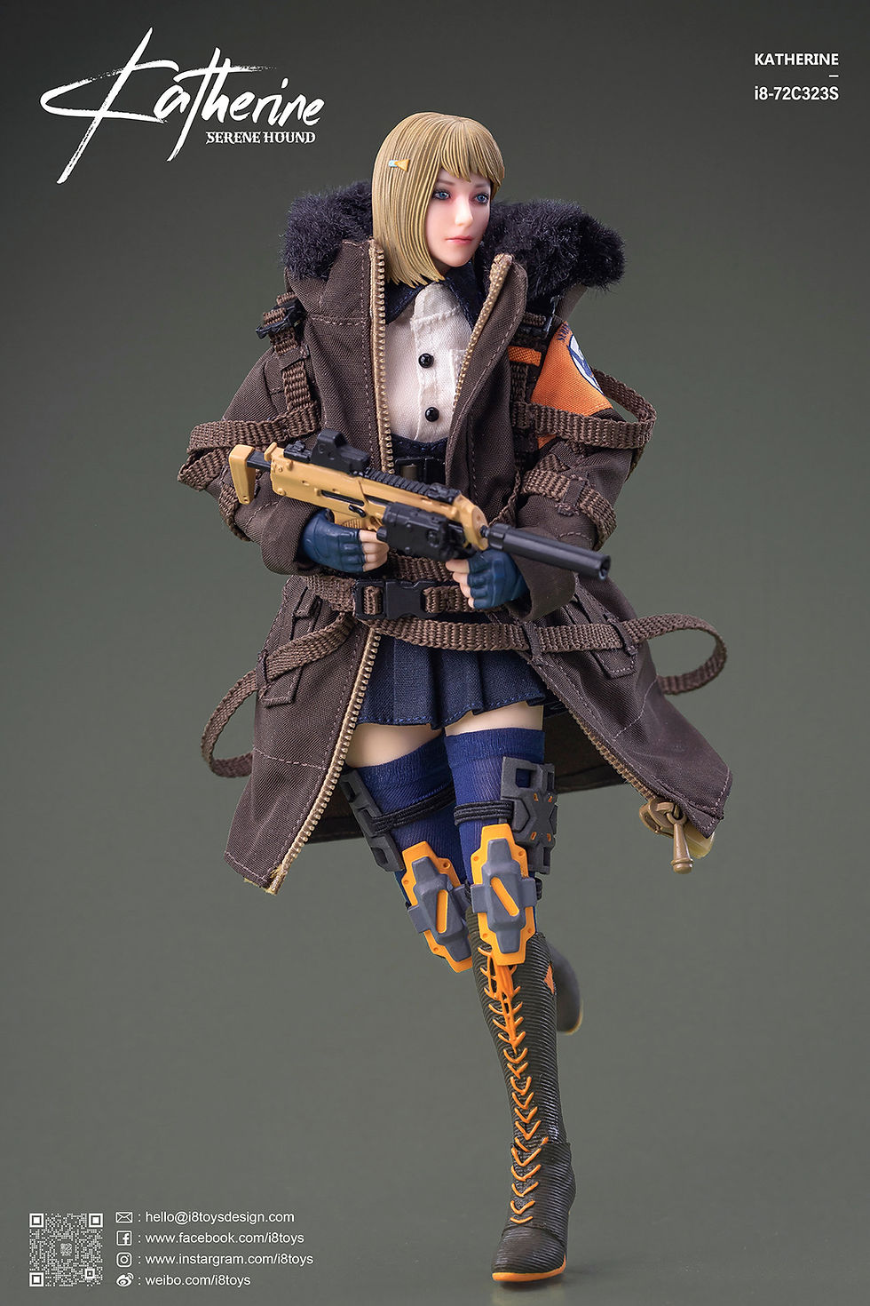 Thumbnail: i8TOYS i8-72C323 Katherine Serene Hound Pocket Collection Series 1/12 Figure 4