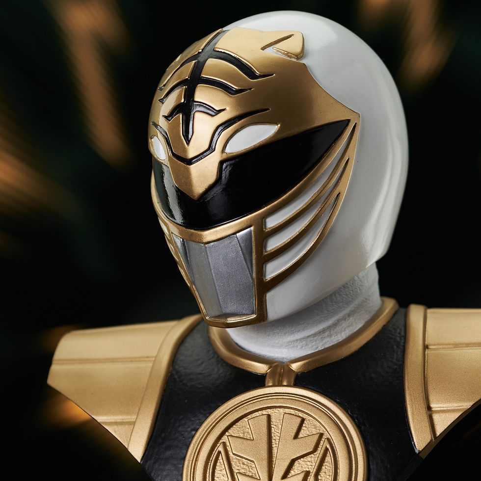 Thumbnail: Diamond Select Mighty Morphin Power Rangers White Ranger Legends in 3D 1:2 Bust 5