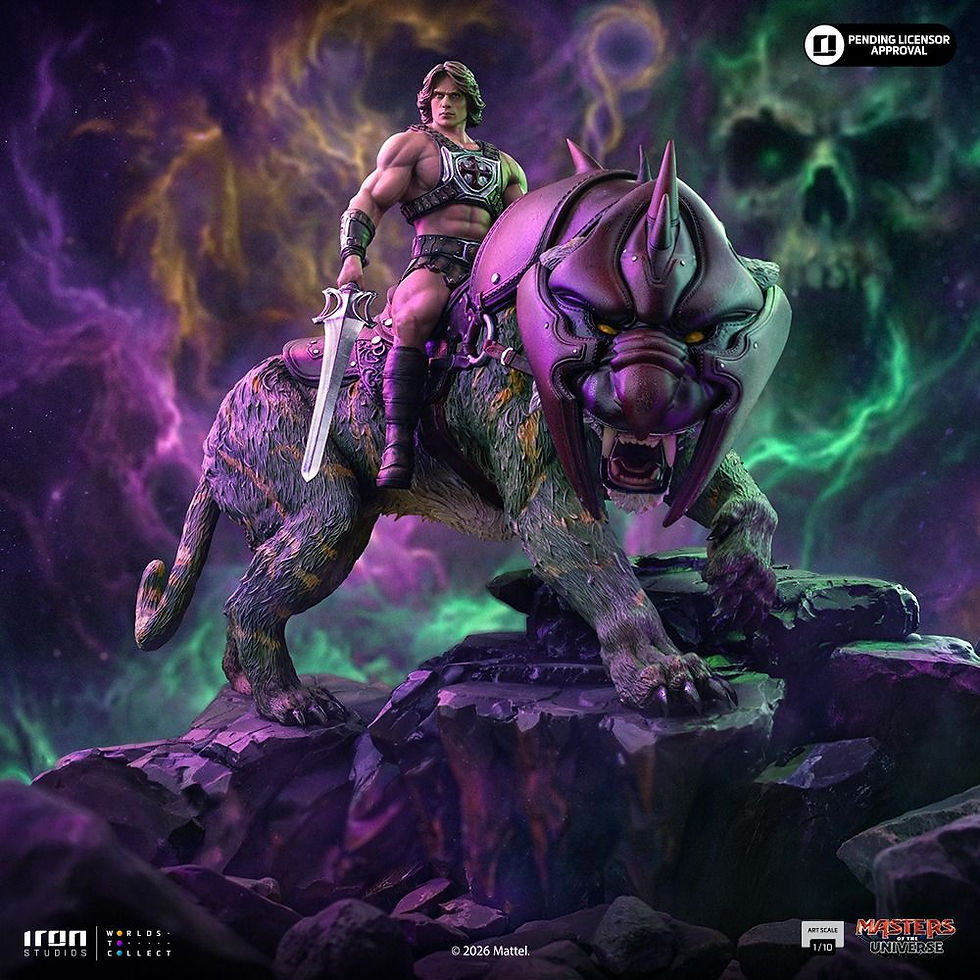 Thumbnail: Iron Studios He-Man and Battle Cat - Masters of the Universe Movie 4