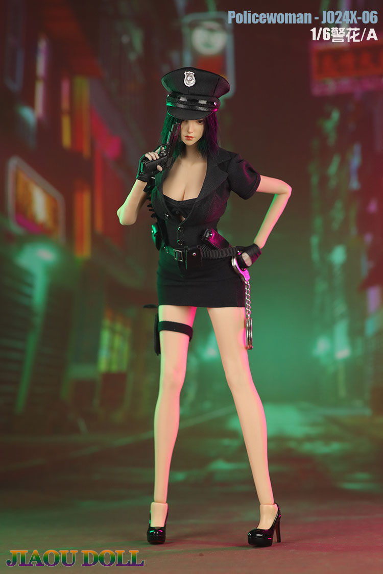 JIAOU JO24X-06E Policewoman Uniform 1/6 Costume Set 1