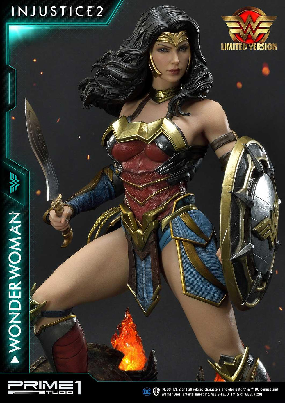 Thumbnail: Prime 1 Studio Wonder Woman Injustice 2 Limited Version 1/4 Statue PMDCIJ-06LM 4
