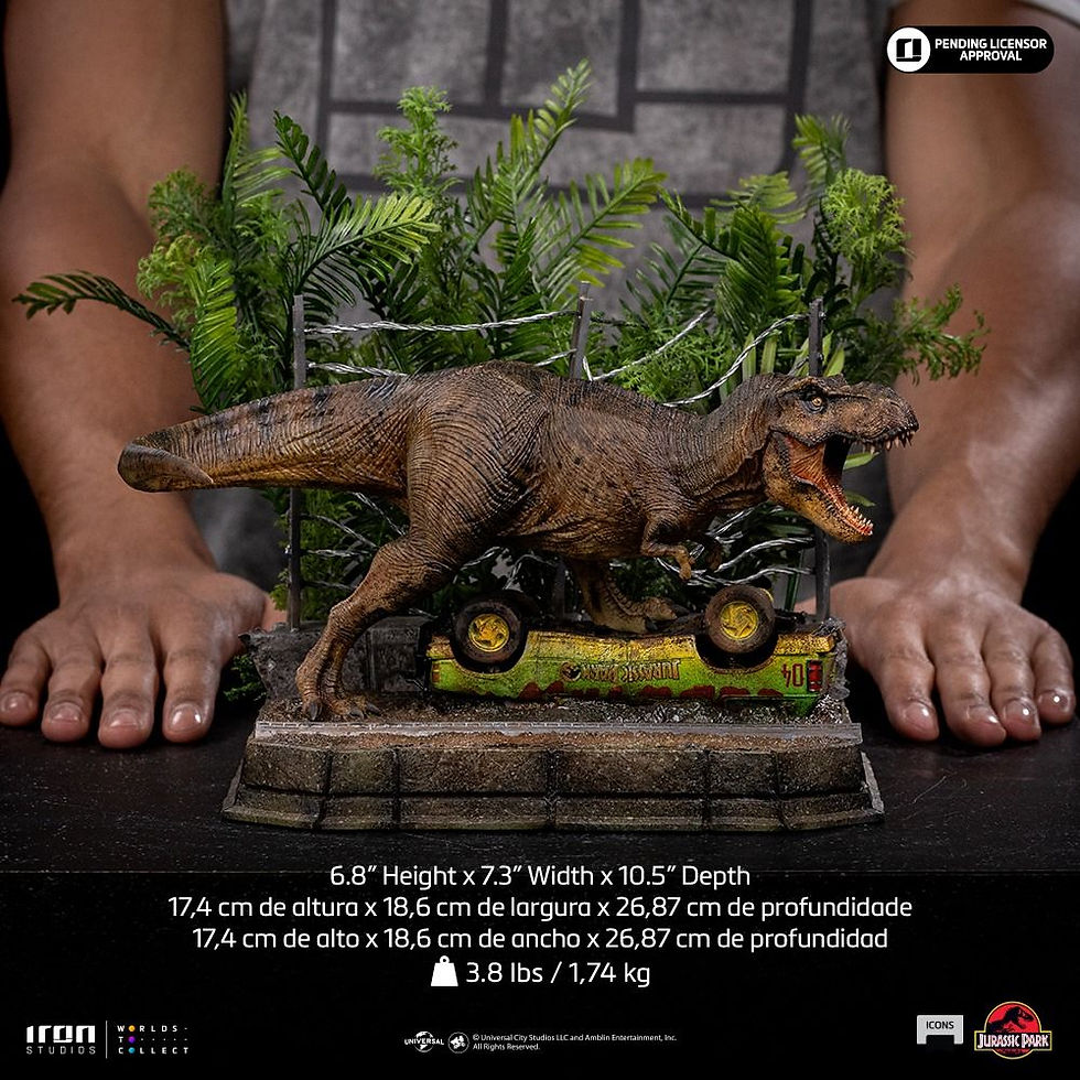 Thumbnail: Iron Studios T-Rex Breakout Set A - Jurassic Park - Icons 9