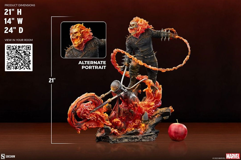Thumbnail: Sideshow 300800 Ghost Rider Premium Format Figure 7
