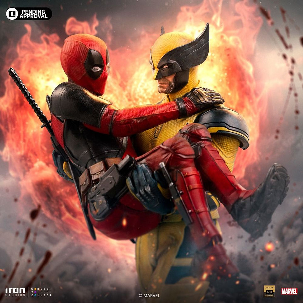 Iron Studios Deadpool and Wolverine Deluxe Art Scale 1/10 Statue 2