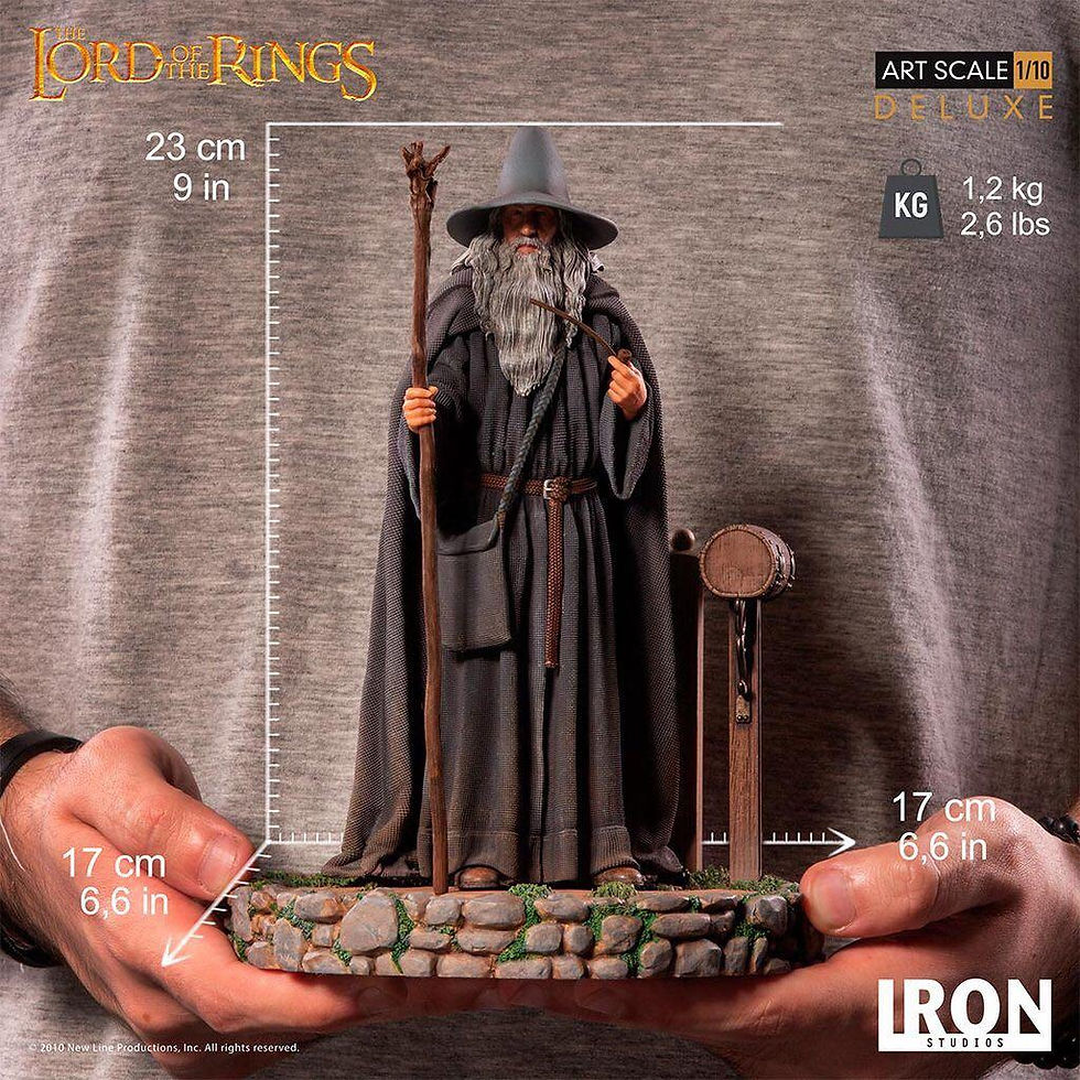 Thumbnail: Iron Studios 1/10 scale Lord of the Rings Gandalf statue