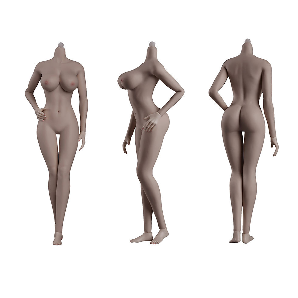 Thumbnail: Jiaou JOQ-10E-BS01 (New Wheat Skin) European Shape 1/6 Female Seamless Body