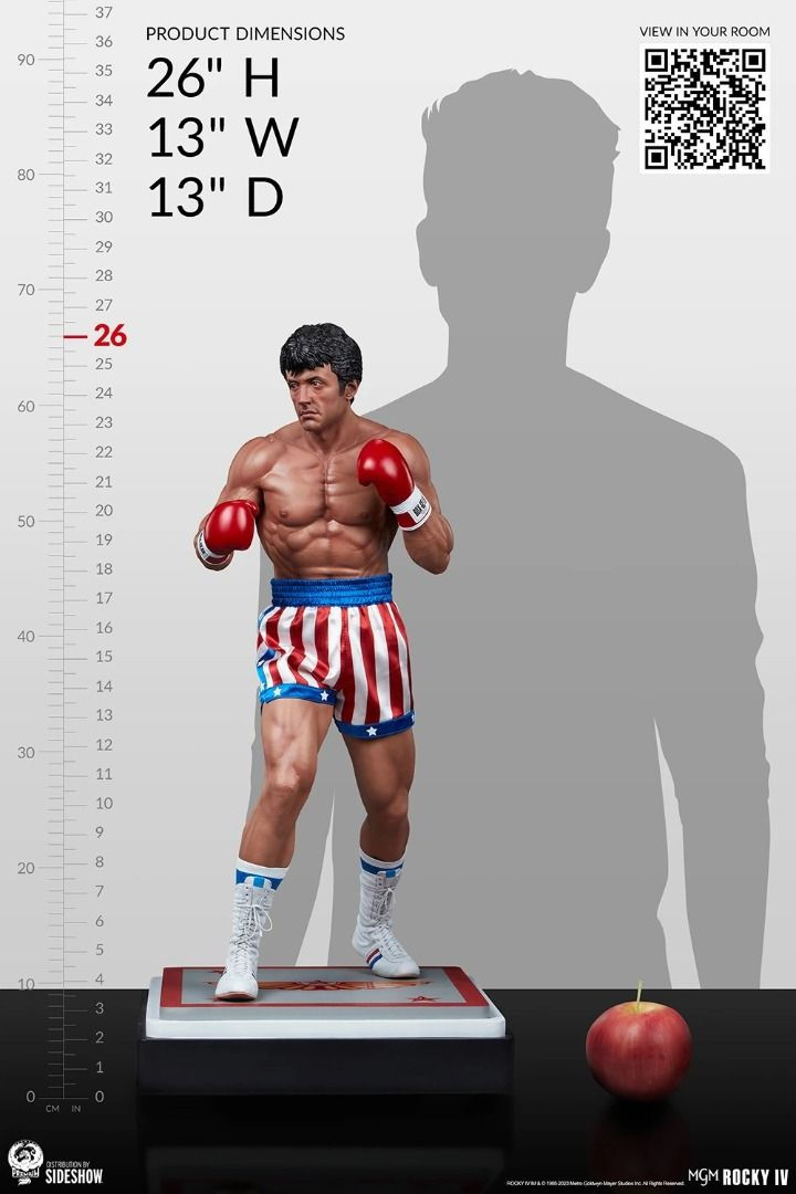 Thumbnail: Sideshow 912050 Rocky IV Rocky Balboa 1:3 Scale Statue by PCS