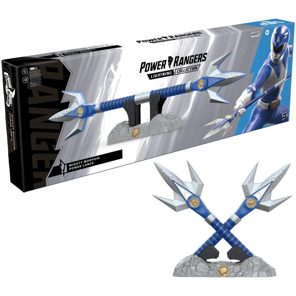 Hasbro Power Rangers Lightning Collection Mighty Morphin Blue Ranger Power Lance