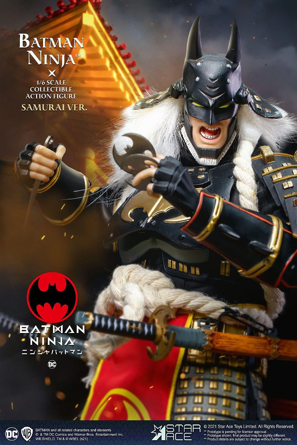 Thumbnail: Star Ace Toys SA0097 - 1/6 Batman Ninja 2.0 Samurai DX (Deluxe Ver.)