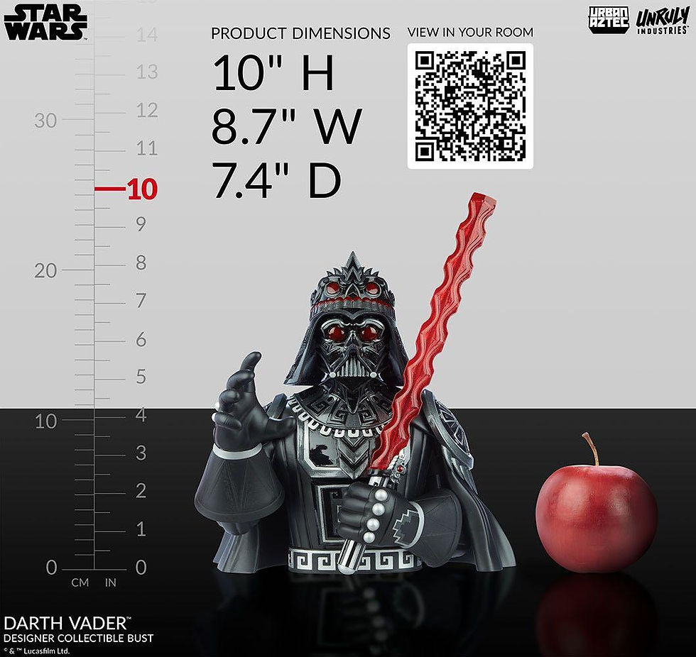 Thumbnail: Sideshow SS700224 Unruly Industries - Darth Vader Bust by Jesse Hernandez