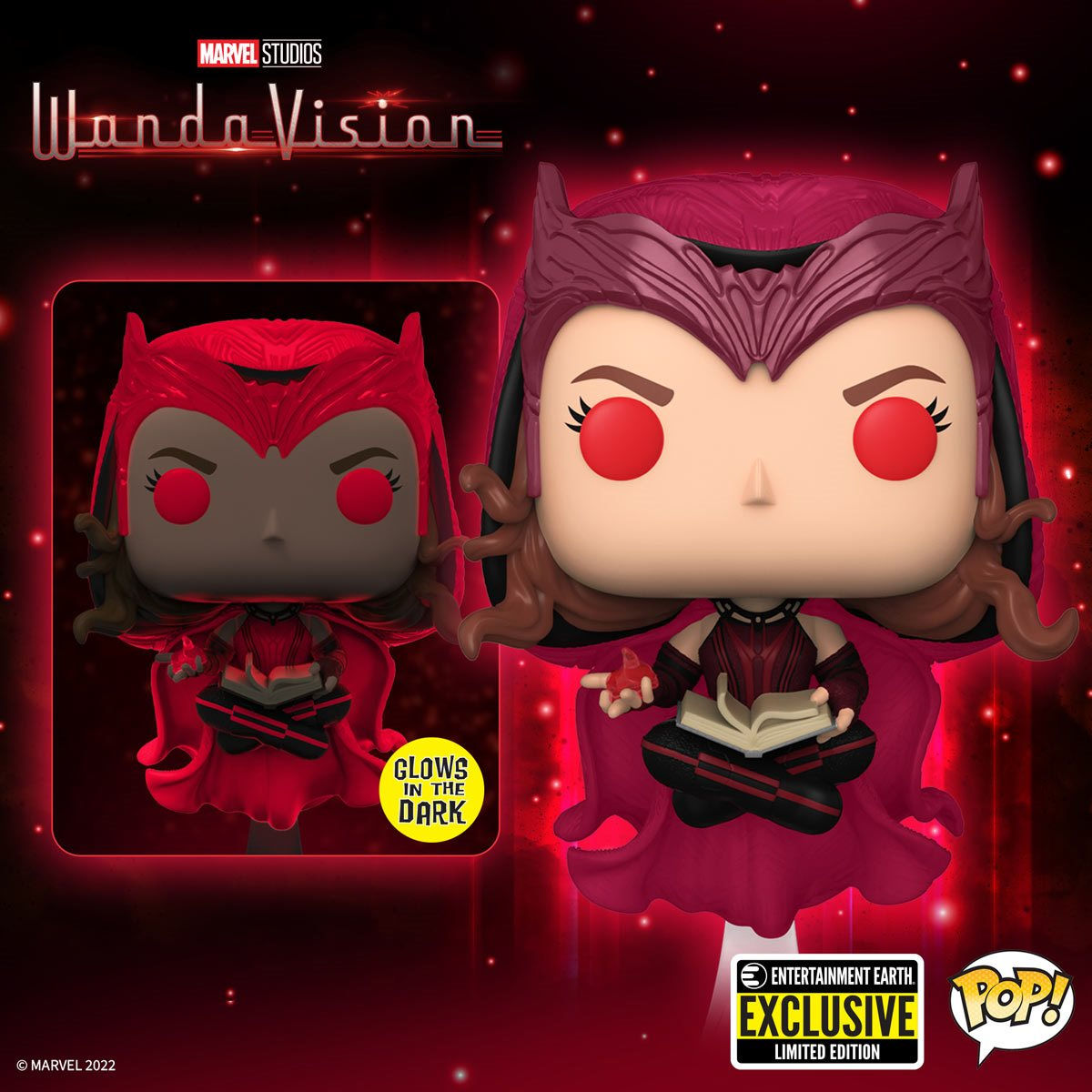 Funko WandaVision Scarlet Witch Glow-in-the-Dark Pop! Vinyl Figure - EE Exclusive