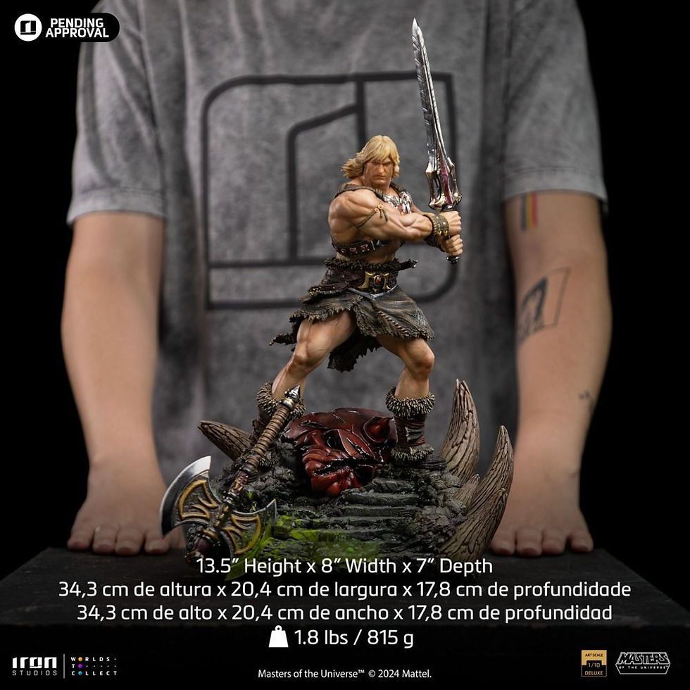 Thumbnail: Iron Studios He-Man Unleashed - Masters of the Universe Art Scale 1/10 Statue 10