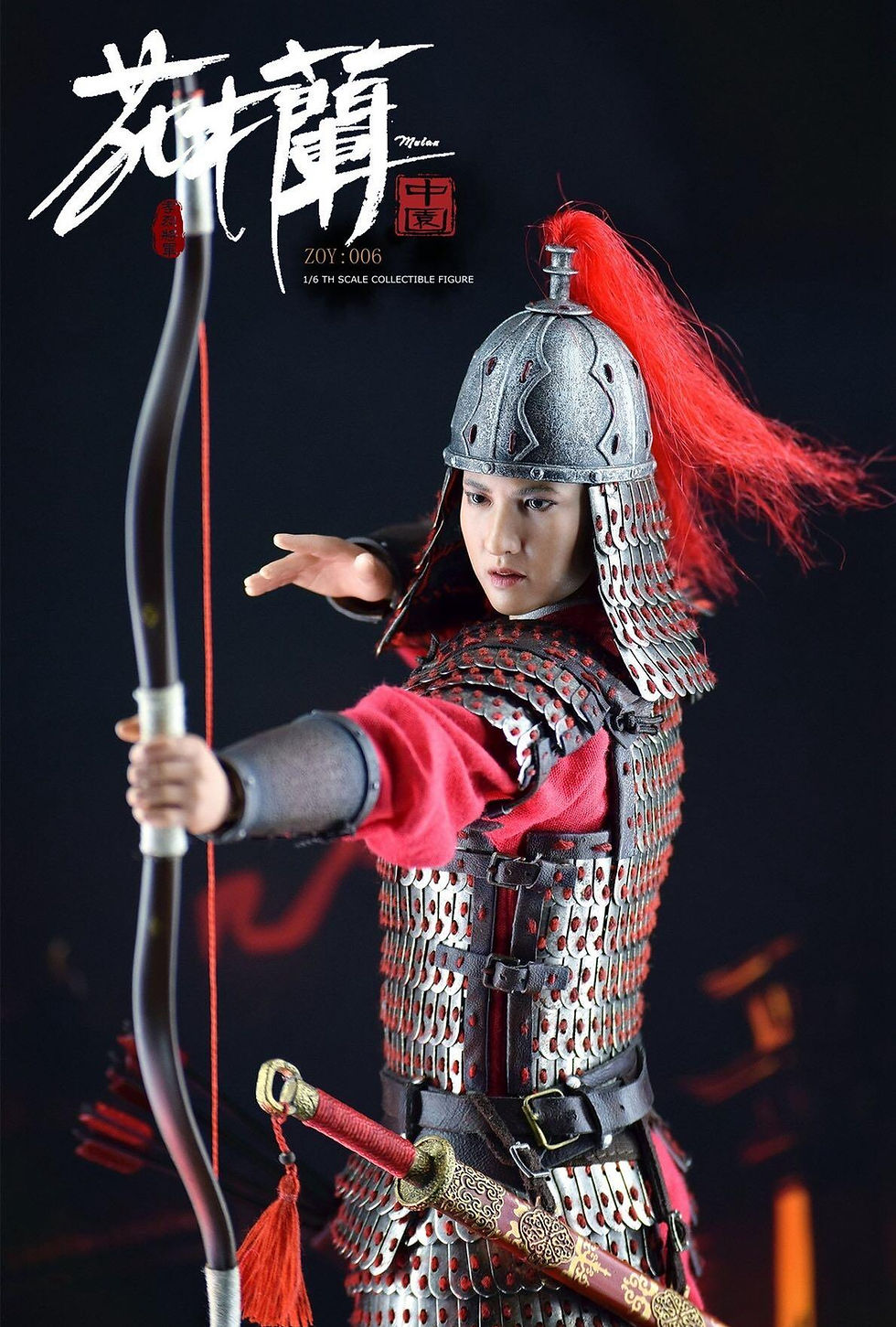 Thumbnail: ZOY006D General Xiaolie-Hua Mulan 1/6 Figure Deluxe Edition 3