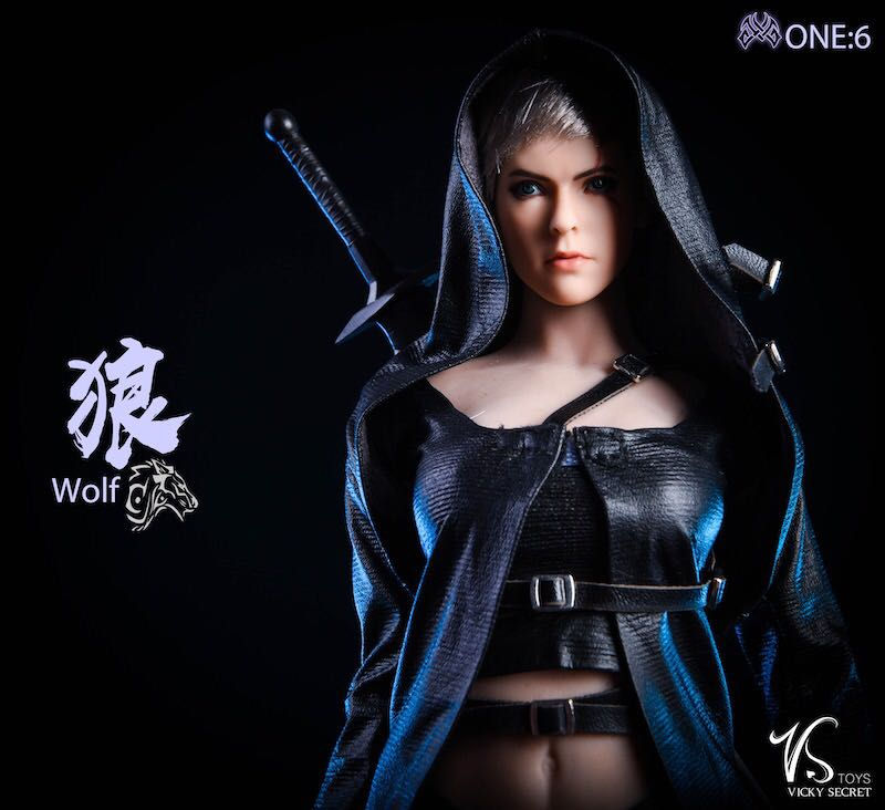 Thumbnail: VSTOYS 19XG47 White Wolf Assassin Killer Leather 1/6 Costume Set