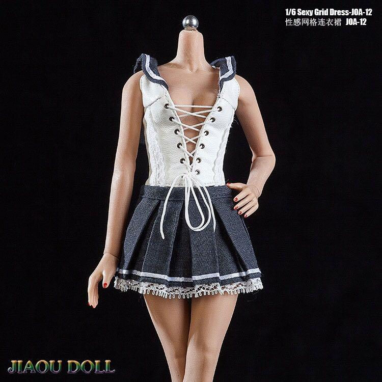 JIAOU JOA-12 1/6 Sexy Grid Dress