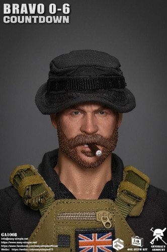 General's Armoury GA1008 Bravo 0-6 Countdown 1/6 Figure | Singapore