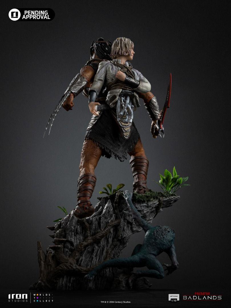 Thumbnail: Iron Studios Dek & Thia - Predator: Badlands - Art Scale 1/10 Statue 3