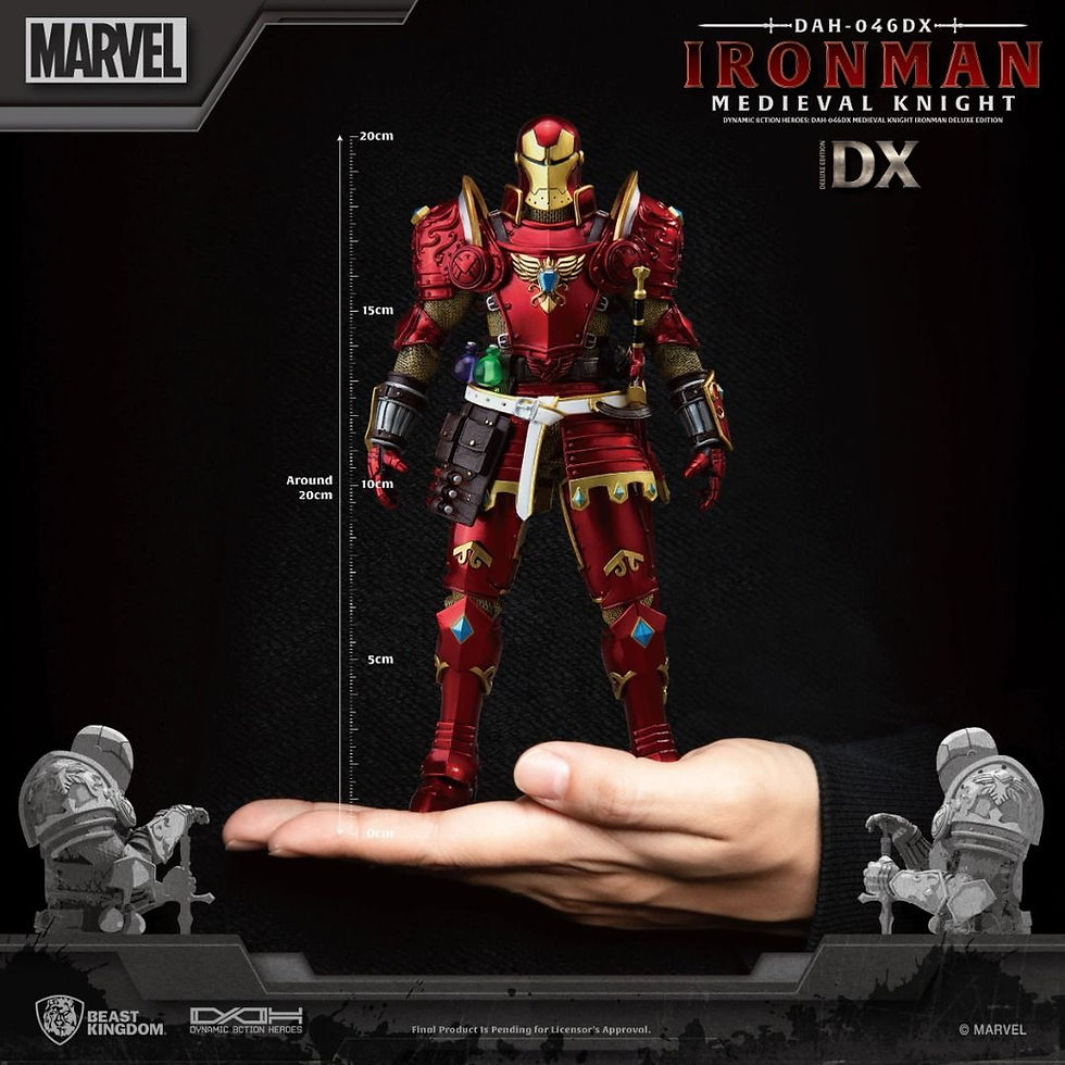 Thumbnail: Beast Kingdom DAH-046DX Medieval Knight - Iron Man Deluxe Version 9