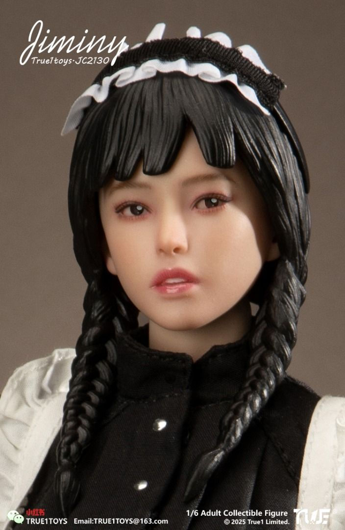 Thumbnail: True1Toys JC2130 Maid Jiminy 1/6 Figure (Sculpted Hair Ver.) 2