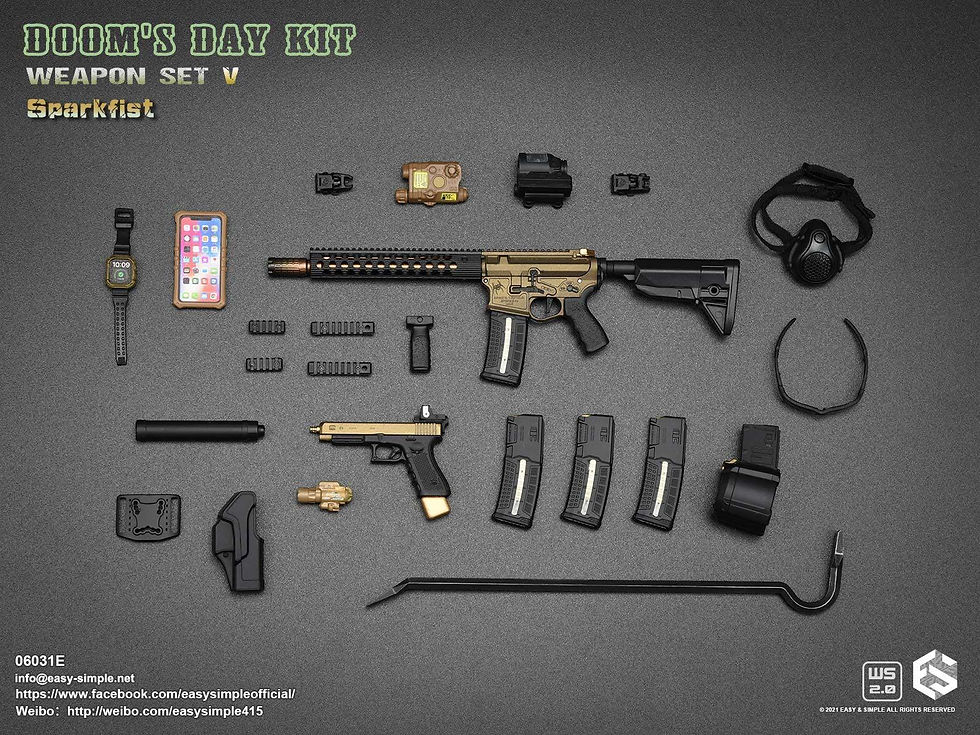 Thumbnail: Easy&Simple 06031 Doom's Day Kit Weapon Set V
