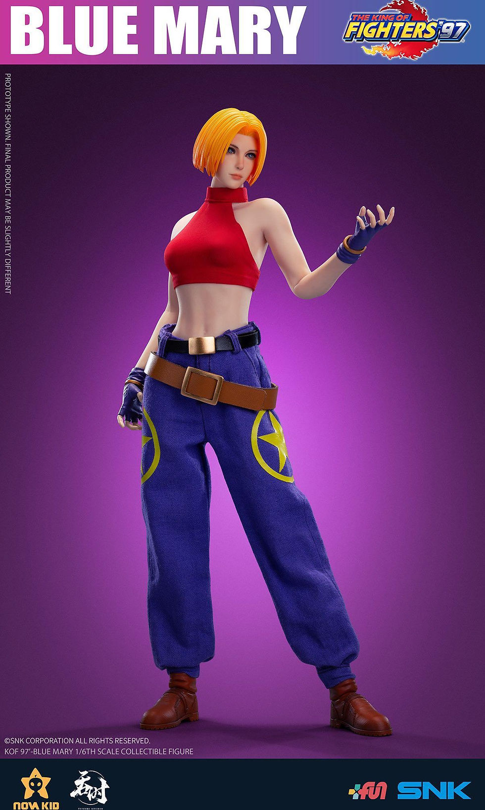 Thumbnail: Tunshi Studio X Nova Kid TS-XZZ-001 KOF 97 Blue Mary 1/6 Figure