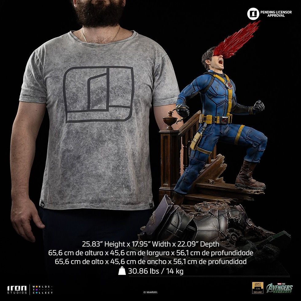 Thumbnail: Iron Studios Cyclops Deluxe Avengers: Doomsday Legacy Replica 1/4 Statue 9