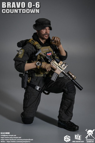 General's Armoury GA1008 Bravo 0-6 Countdown 1/6 Figure | Singapore