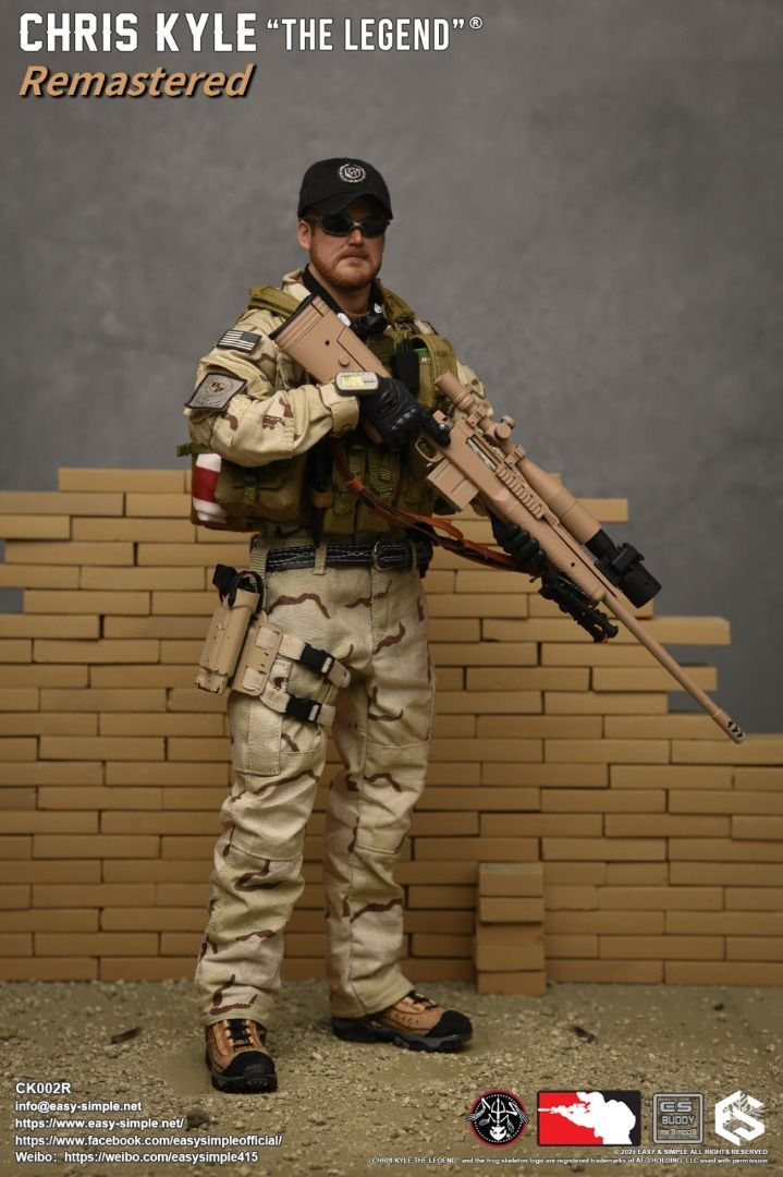 BlackOpsToys x Easy&Simple CK002R / CK002DX Chris Kyle "The Legend" Remastered 1