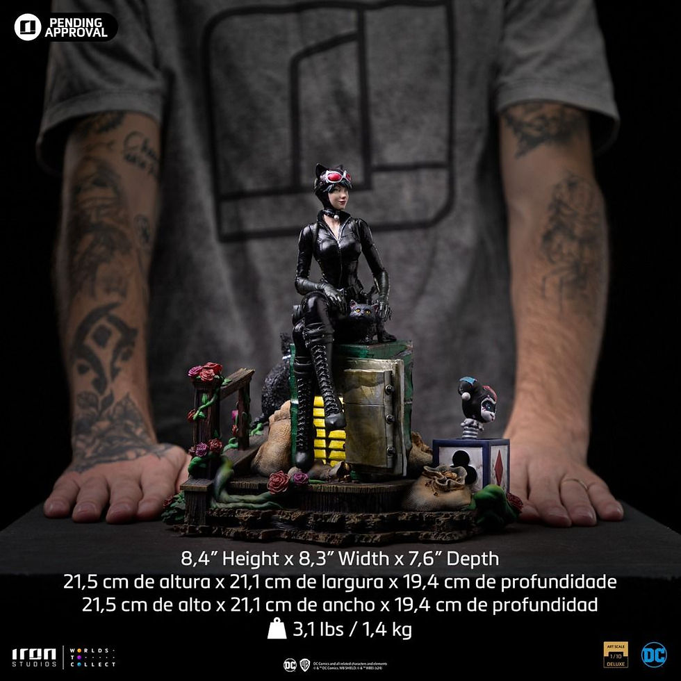 Thumbnail: Iron Studios Catwoman (Gotham City Sirens) Deluxe Art Scale 1/10 Statue 5