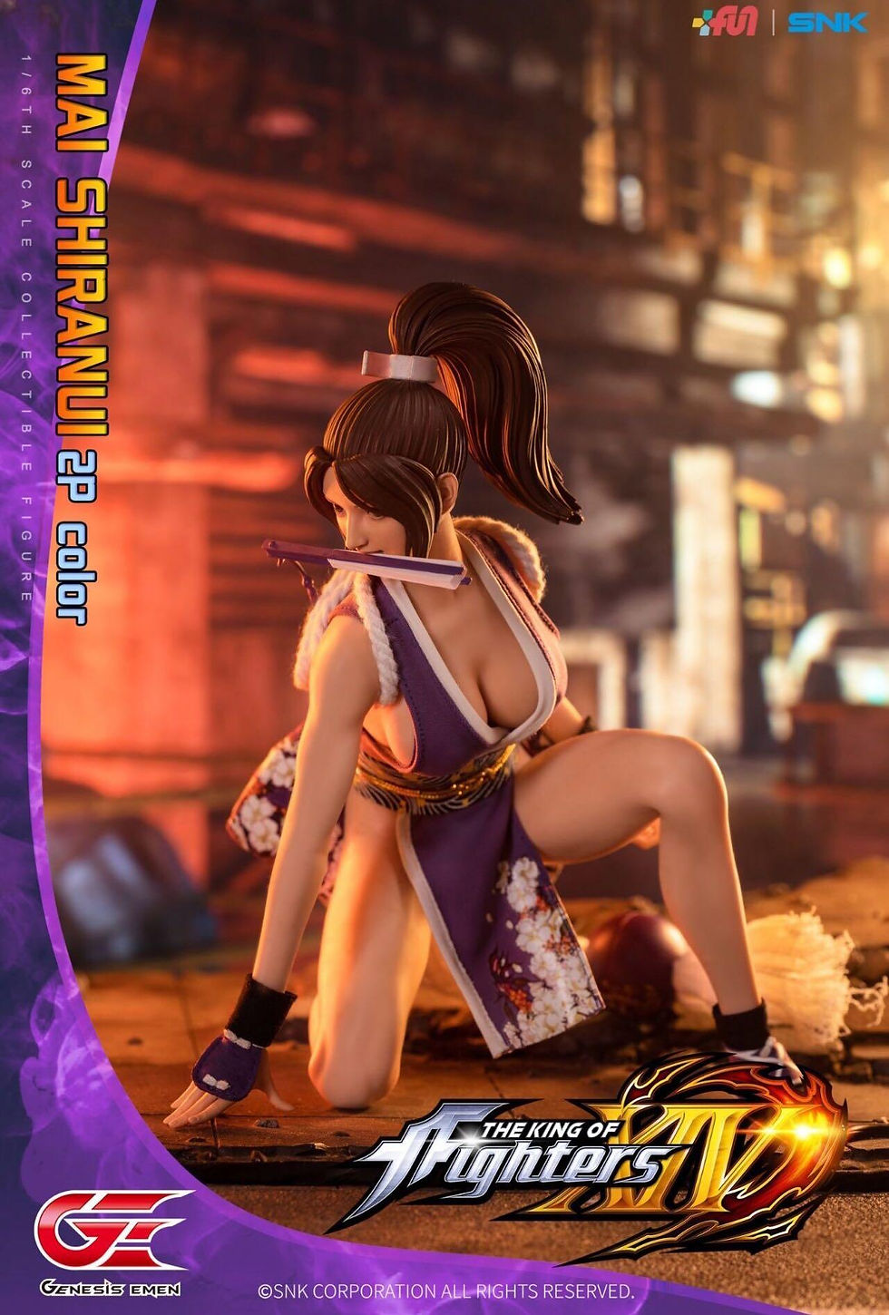 Thumbnail: Genesis Emen KOF-MS02 The King Of Fighters XIV Mai Shiranui 2P Color 1/6 Figure