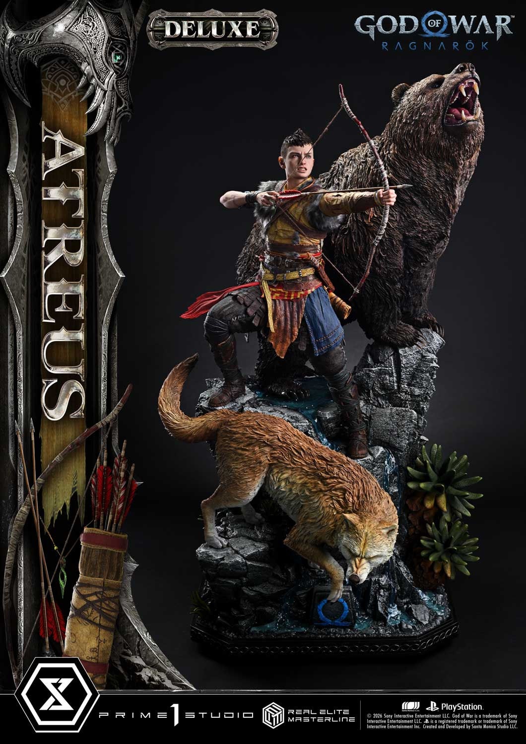 Prime 1 Studio God of War: Ragnarok Atreus (Deluxe Version)