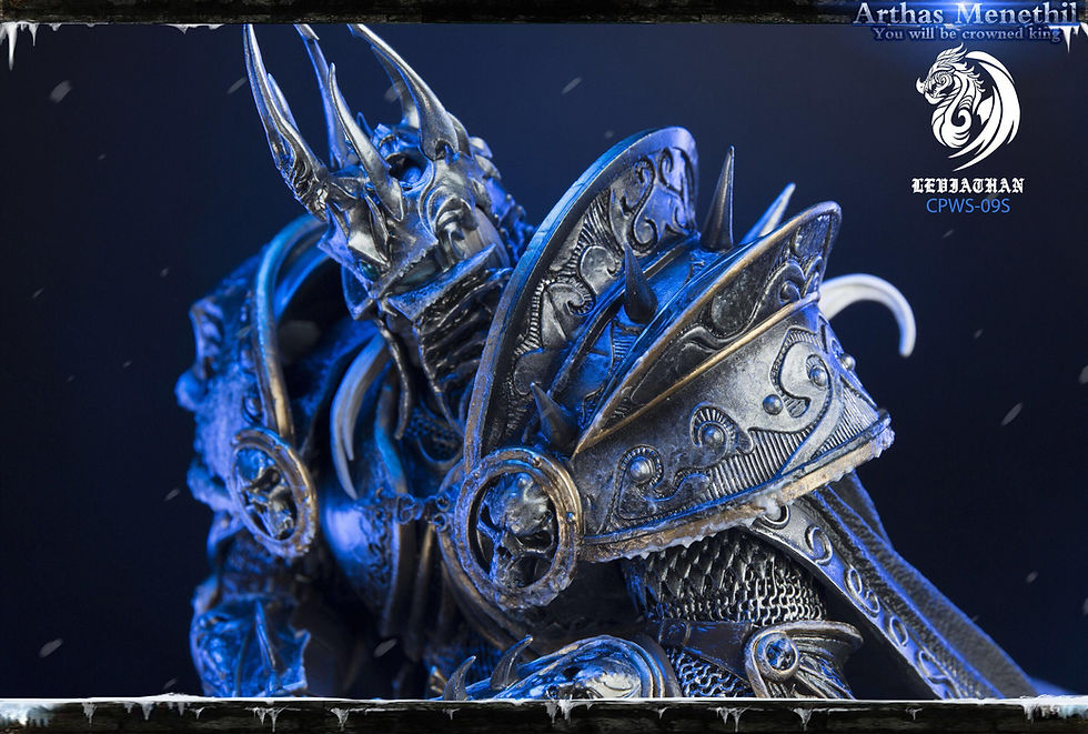 Thumbnail: Coreplay CPWS-09S LEVIATHAN Lich King Arthas Menethil 1/10 Desktop Statue