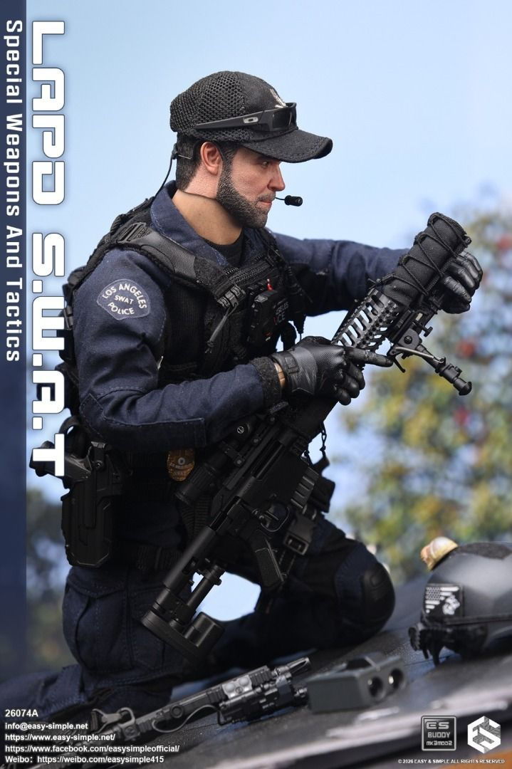 Thumbnail: Easy&Simple 26074A LAPD S.W.A.T Special Weapons and Tactics 1/6 Figure 5