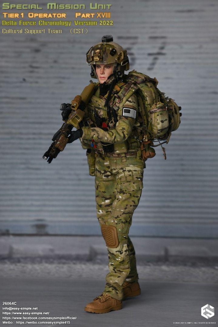 Easy&Simple 26064C Special Mission Unit Tier1 Operator Part XVIII Delta Force Chronology Version 2022 2