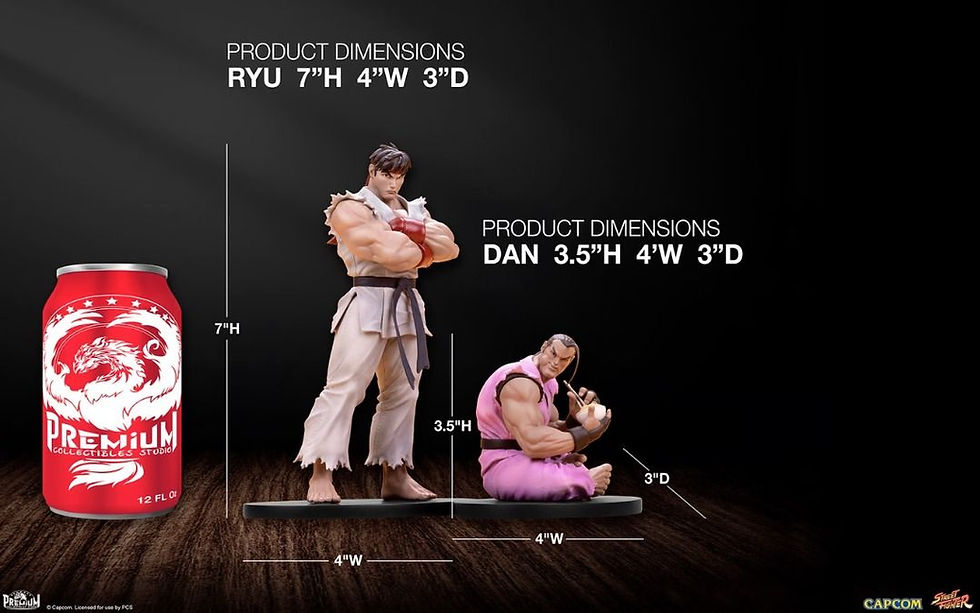 Thumbnail: Sideshow 906739 Street Fighter: RYU & DAN Collectible Set by PCS 6