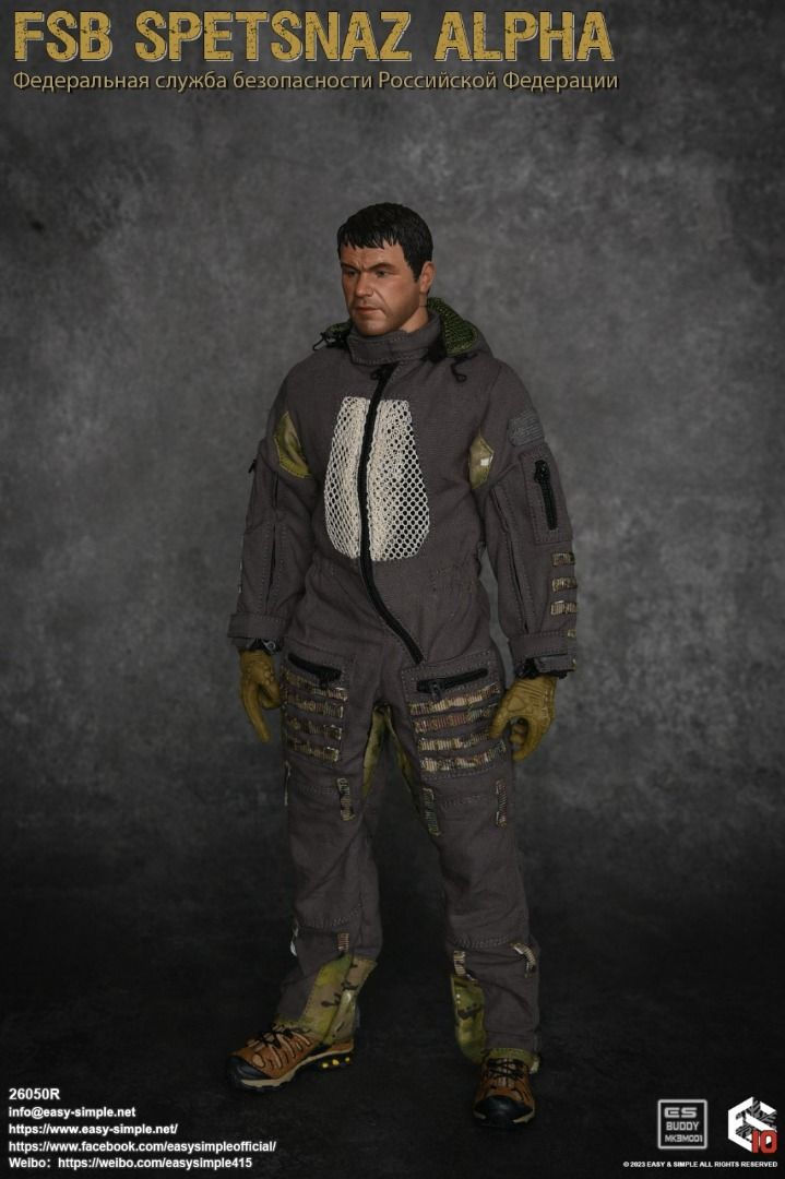 Thumbnail: Easy&Simple ES 26050R FSB Spetsnaz Alpha 1/6 Figure