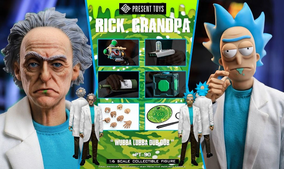Thumbnail: PRESENT TOYS PT-SP90 Rick Grandpa 1/6 Figure 9