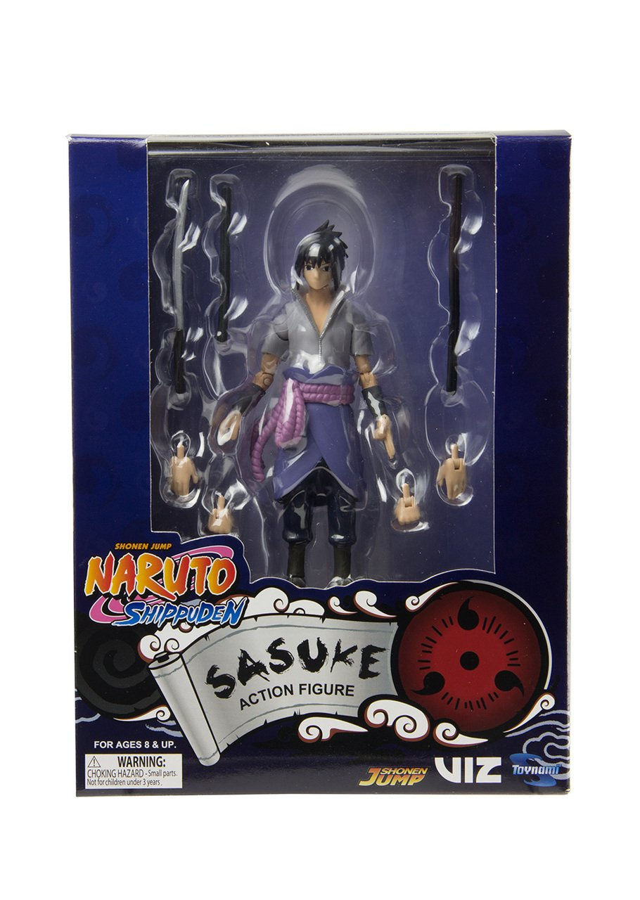 Thumbnail: Toynami Naruto Poseable Action Figures Encore Series – Sasuke