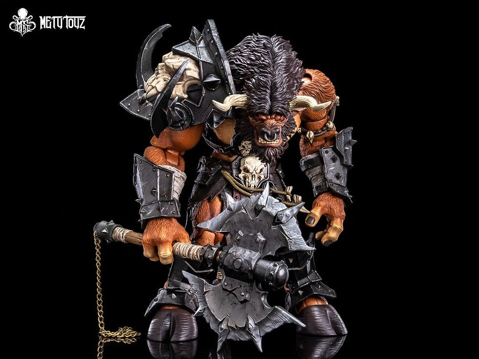 Metytoyz MT-MGMR Minotaur Gladiator - Mokhar Ragehorn 1/10 Figure 1