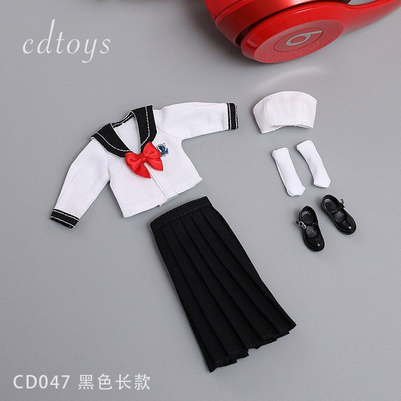 Thumbnail: CDToys CD047-L Female Sailor Suit jk Student Long 1/12 Costume Set