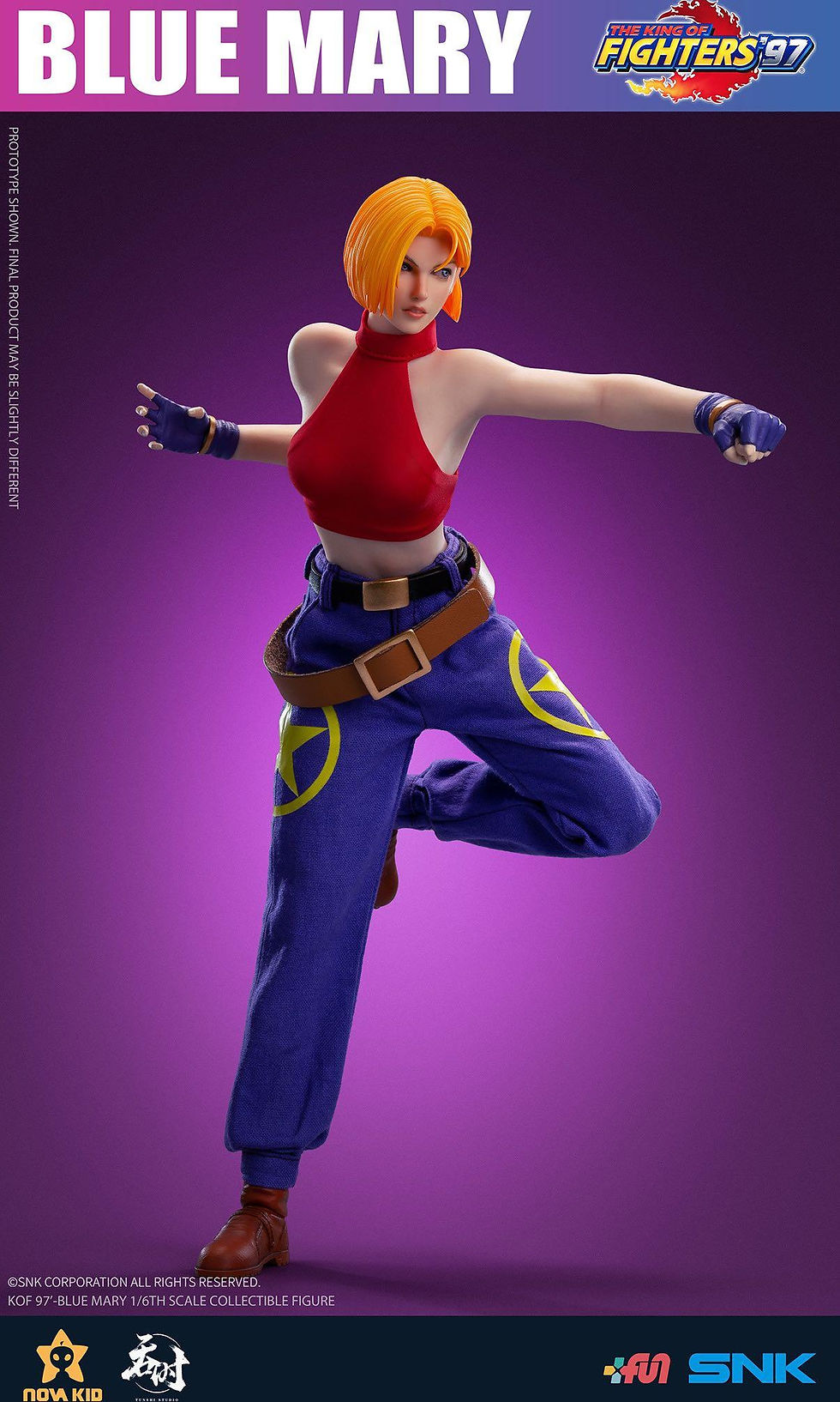 Thumbnail: Tunshi Studio X Nova Kid TS-XZZ-001 KOF 97 Blue Mary 1/6 Figure
