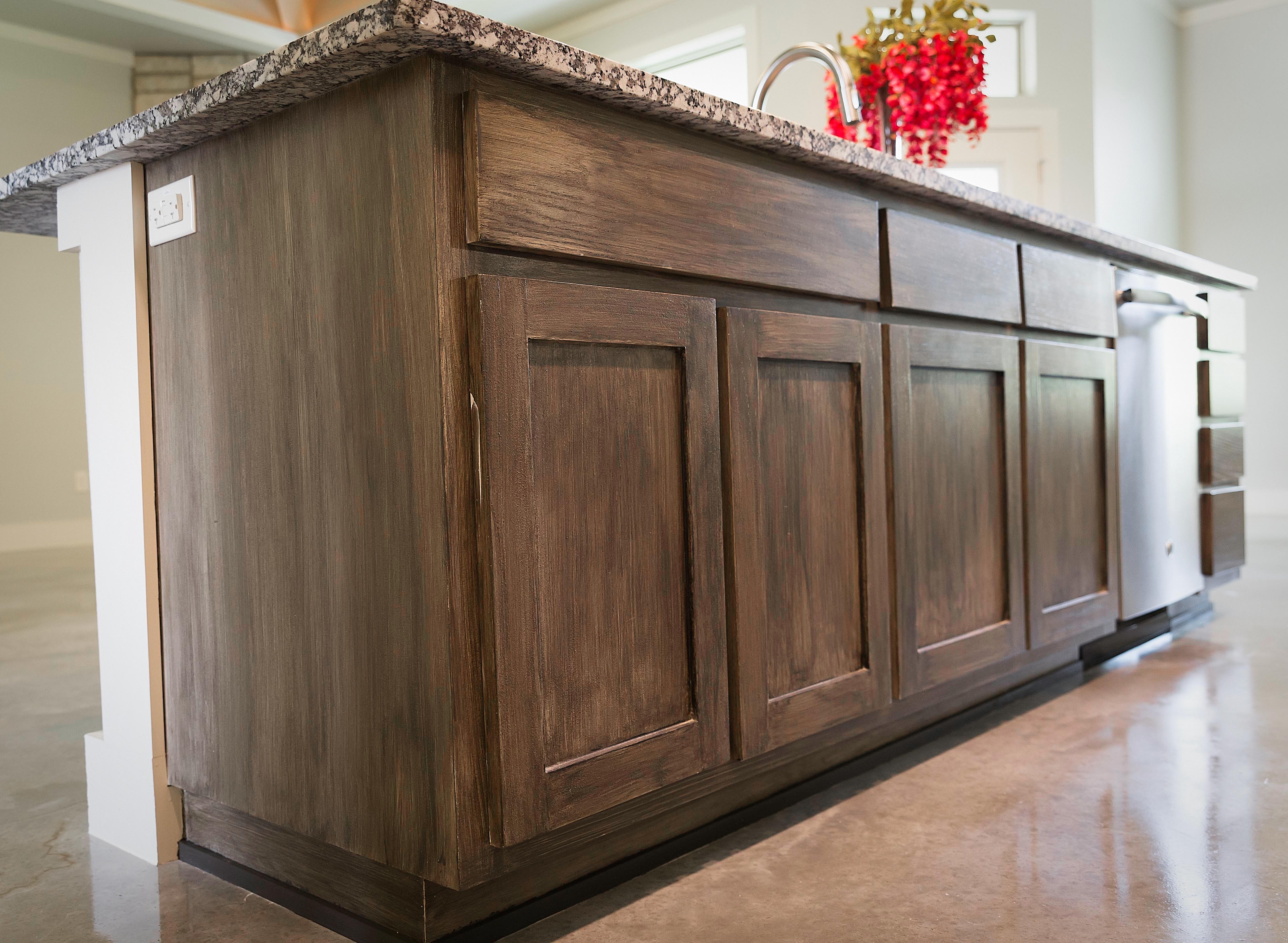 Hand Crafted Antiqued Cabinets