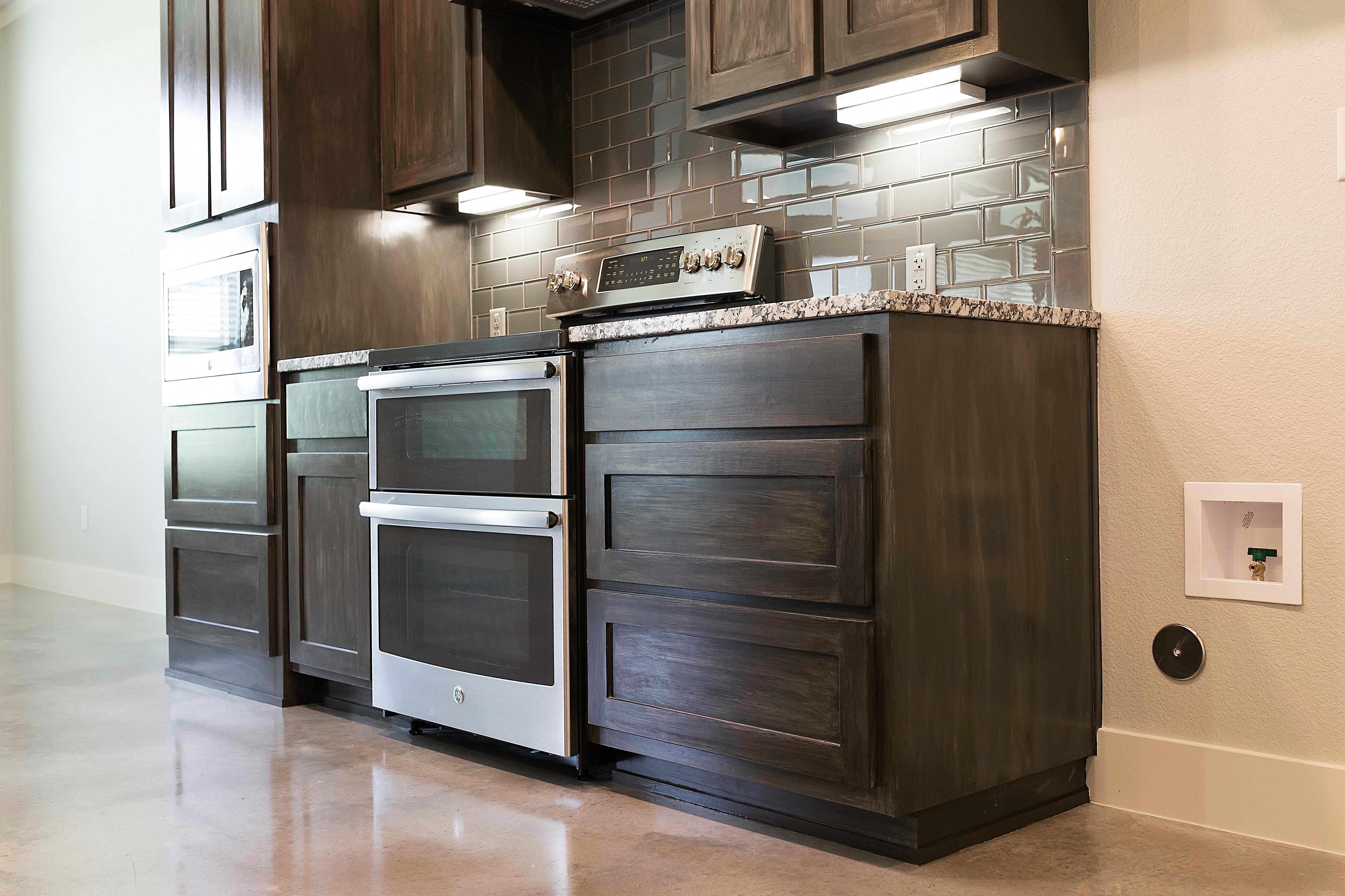 Custom Antiqued Cabinets