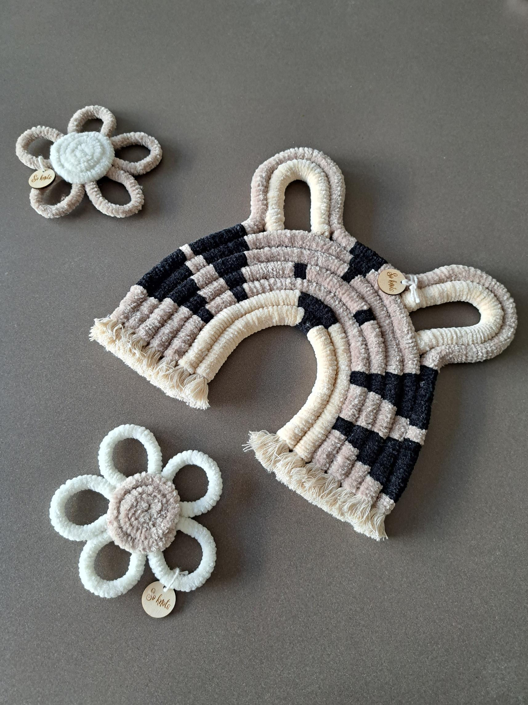 Handgemaakte tijger wandhanger, modern, kinderkamer