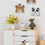 Thumbnail: Handgemaakte dieren wandhangers, modern, kinderkamer