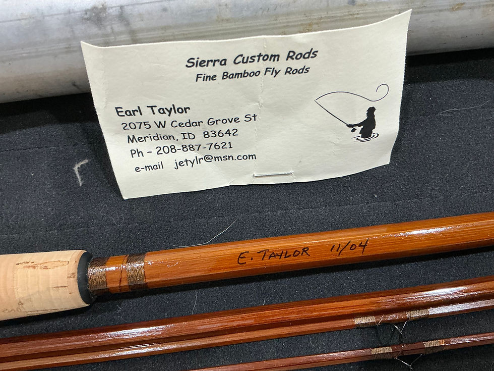 Thumbnail: Heddon Rebuilt by Sierra Custom rods 3/2 HEH 7'-1/2" STUNNING