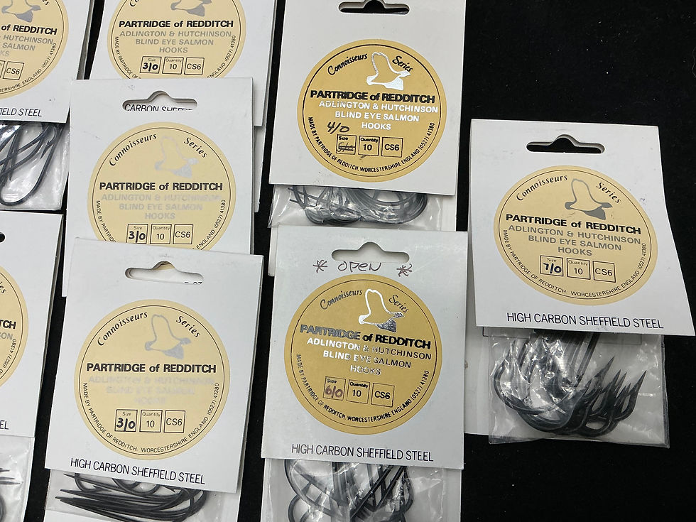 Thumbnail: Vintage Partridge of Redditch Adlington & Hutchinson Blind Eye Salmon Hooks