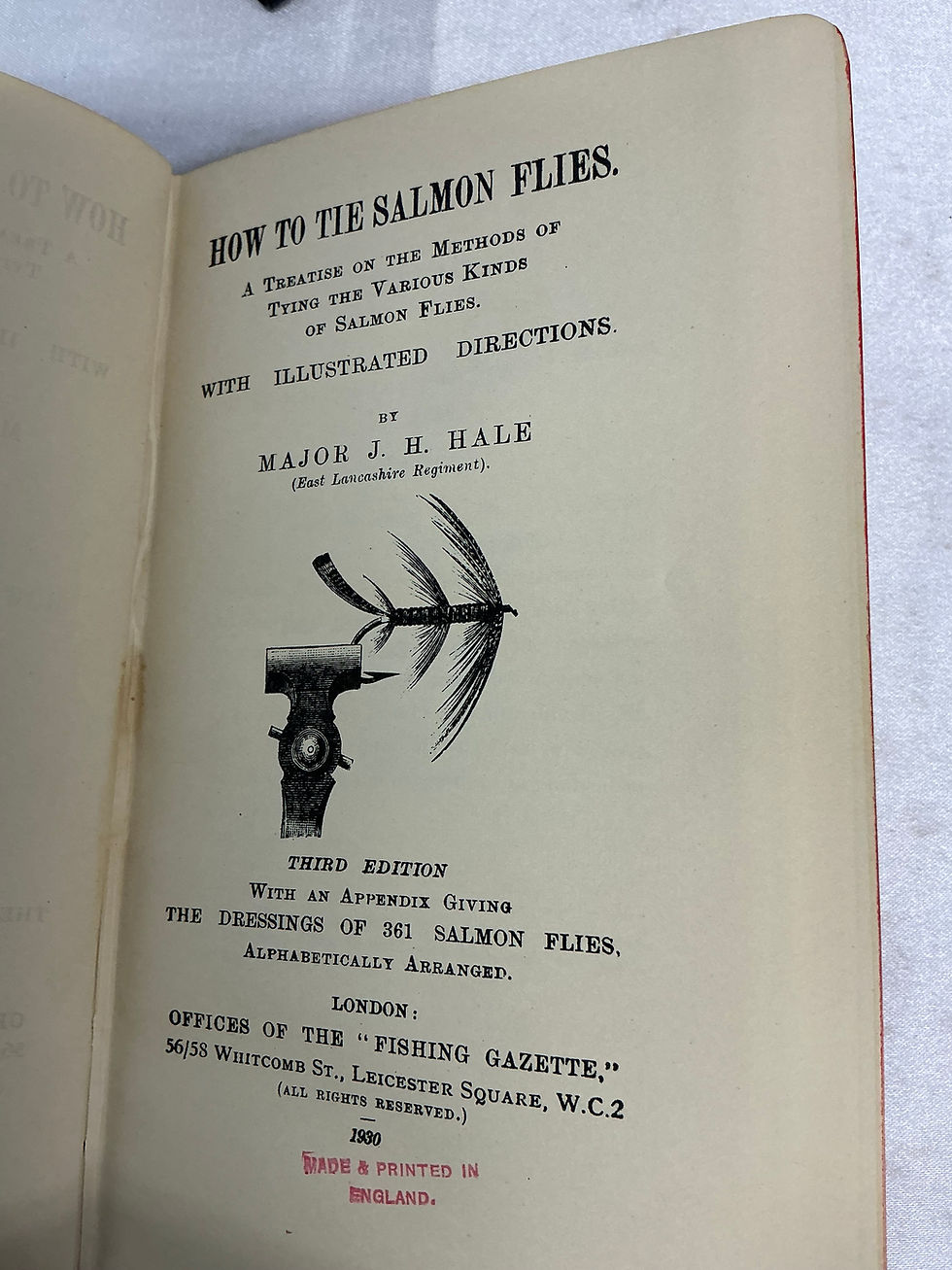 Thumbnail: How to Tie Salmon Flies Captain Hale Third Edition 1930